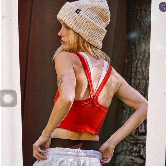 free people movement Tops - Free People All Clear Solid Cami NWT
Crandberry/raspberry